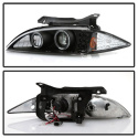 Chevy Cavalier 95-99 Strålkastare Projektor - LED Halo - replaceanle LEDs - Svarta Spyder Auto