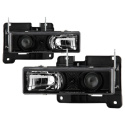 C/K Series 1500/2500/3500 88-99 / Tahoe 95-99 / Silverado 88-98 / Suburban 88-98 Strålkastare Projektor - Svarta - Helljus 9005 (Ej Inkluderat Spyder Auto