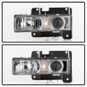 C/K Series 1500/2500/3500 88-99 / Tahoe 95-99 / Silverado 88-98 / Suburban 88-98 Strålkastare Projektor – Krom - Helljus 9005 (Ej Inkluderat Spyder Auto