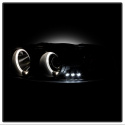 Sierra 1500/2500/3500 99-06 Strålkastare Projektor - LED Halo Svarta - Helljus 9005 (Ej Inkluderat) - Halvljus 9006 (Inkluderat) Spyder Auto