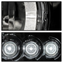 Sierra 1500/2500/3500 99-06 Strålkastare Projektor - LED Halo Krom - Helljus 9005 (Ej Inkluderat) - Halvljus 9006 (Inkluderat) Spyder Auto