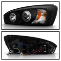 Chevy Malibu 04-07 Strålkastare Projektor - LED Halo Svarta Spyder Auto