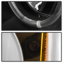 Chevy Silverado 1500/2500/3500 03-06 / Avalanche 02-06 Strålkastare Projektor LED Halo Amber Reflektor – Svarta Spyder Auto
