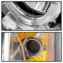 Chevy Silverado 1500/2500/3500 03-06 / Avalanche 02-06 Strålkastare Projektor LED Halo Amber Reflektor Spyder Auto