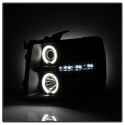 Chevy Silverado 1500/2500/3500 07-13 Strålkastare Projektor LED (Utbytbara LEDs) – Svarta Spyder Auto