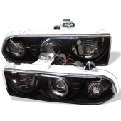 PRO-YD-CS1098-BK Chevy S10 98-04 / Chevy Blazer 98-05 Strålkastare Projektor - LED Halo – Svarta Spyder Auto (1)