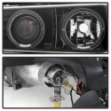 Chevy Silverado 1500/2500 99-02 / Suburban 1500/2500 00-06 / Tahoe 00-06 Strålkastare Projektor - LED Halo Svarta Spyder Auto
