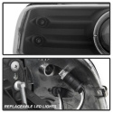 Chevy Silverado 1500/2500 99-02 / Suburban 1500/2500 00-06 / Tahoe 00-06 Strålkastare Projektor - LED Halo Svarta Spyder Auto