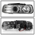 Chevy Silverado 1500/2500 99-02 / Suburban 1500/2500 00-06 / Tahoe 00-06 Strålkastare Projektor - LED Halo Krom Spyder Auto