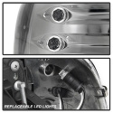 Chevy Silverado 1500/2500 99-02 / Suburban 1500/2500 00-06 / Tahoe 00-06 Strålkastare Projektor - LED Halo Krom Spyder Auto