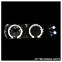 Chevy Silverado 1500/2500 99-02 / Suburban 1500/2500 00-06 / Tahoe 00-06 Strålkastare Projektor - LED Halo Krom Spyder Auto