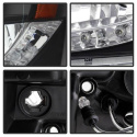 Suburban 1500/2500 07-14 / Tahoe 07-14 / Avalanche 07-14 Strålkastare Projektor LED (Utbytbara LEDs) – Svarta Spyder Auto