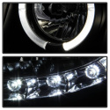 Suburban 1500/2500 07-14 / Tahoe 07-14 / Avalanche 07-14 Strålkastare Projektor - LED Halo Svarta Spyder Auto