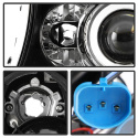 Dodge Dakota 97-04 / Durango 98-03 1PC Strålkastare Projektor LED (Utbytbara LEDs) – Svarta Spyder Auto