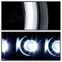 Dodge Magnum 05-07 Strålkastare Projektor LED (Utbytbara LEDs) - Svarta Spyder Auto