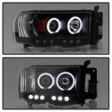 Ram 1500-3500 02-05 Strålkastare Projektor LED (Utbytbara LEDs) - Svarta Spyder Auto
