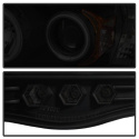 Ram 1500-3500 02-05 Strålkastare Projektor LED (Utbytbara LEDs) - Svarta Röktonade Spyder Auto