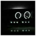 Ram 1500-3500 02-05 Strålkastare Projektor LED (Utbytbara LEDs) - Svarta Röktonade Spyder Auto