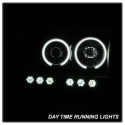 Ram 1500-3500 02-05 Strålkastare Projektor LED (Utbytbara LEDs) - Svarta Röktonade Spyder Auto