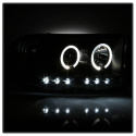 Ram 1500-3500 02-05 Strålkastare Projektor - LED Halo Svarta Spyder Auto