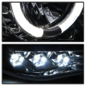 Ram 1500-3500 02-05 Strålkastare Projektor - LED Halo Krom Spyder Auto