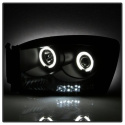 Ram 1500-3500 06-09 Strålkastare Projektor LED (Utbytbara LEDs) - Svarta Spyder Auto