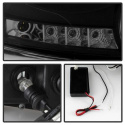 Ram 1500-3500 06-09 Strålkastare Projektor LED (Utbytbara LEDs) - Svarta Röktonade Spyder Auto