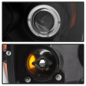 Ram 1500-3500 06-09 Strålkastare Projektor - LED Halo Svarta Spyder Auto