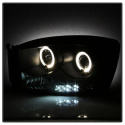 Ram 1500-3500 06-09 Strålkastare Projektor - LED Halo Svarta Spyder Auto