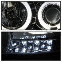 Ram 1500-3500 06-09 Strålkastare Projektor - LED Halo Krom Spyder Auto
