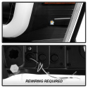 Ram 1500-3500 06-09 Strålkastare Projektor V2 - LED Bar DRL - Svarta Spyder Auto