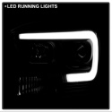 Ram 1500-3500 06-09 Strålkastare Projektor V2 - LED Bar DRL - Svarta Spyder Auto