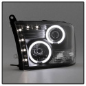 Ram 1500-3500 09-18 Strålkastare (Ej Kompatible Med Factory Projektor och LED DRL) LED (Ej Utbytbara LEDs) – Svarta Spyder Auto