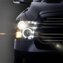 Ram 1500-3500 09-18 Strålkastare (Ej Kompatible Med Factory Projektor och LED DRL) LED (Ej Utbytbara LEDs) – Svarta Spyder Auto