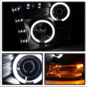 Ram 1500-3500 09-18 Strålkastare (Ej Kompatible Med Factory Projektor och LED DRL) LED (Ej Utbytbara LEDs) - Svarta Röktonade Spyder Auto
