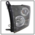 Ram 1500-3500 09-18 Strålkastare (Ej Kompatibel Med Factory Projektor och LED DRL) - LED Halo - LED (Ej Utbytbara LEDs) - Svarta Spyder Auto