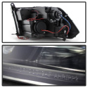 Ram 1500-3500 09-18 Strålkastare (Ej Kompatibel Med Factory Projektor och LED DRL) - LED Halo - LED (Ej Utbytbara LEDs) - Svarta Röktonade Spyder Auto