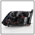 Ram 1500-3500 09-18 Strålkastare (Ej Kompatibel Med Factory Projektor och LED DRL) - LED Halo - LED (Ej Utbytbara LEDs) – Röktonade Spyder Auto