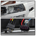Dodge Ram 09-18 Strålkastare Projektor - Ljuslist DRL - Krom Spyder Auto