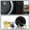 Ram 1500-3500 94-02 Strålkastare Projektor LED (Utbytbara LEDs) - Svarta Spyder Auto