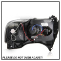 Ram 1500-3500 94-02 Strålkastare Projektor - LED Halo Krom Spyder Auto