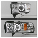 Ram 1500-3500 94-02 Strålkastare Projektor - LED Halo Krom Spyder Auto