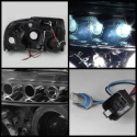 Ford Expedition 03-06 Strålkastare Projektor - LED Halo Röktonade Spyder Auto