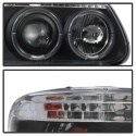 Ford Explorer 95-01 1PC Strålkastare Projektor - LED Halo - Svarta Spyder Auto