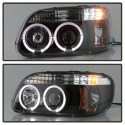 Ford Explorer 95-01 1PC Strålkastare Projektor - LED Halo - Svarta Spyder Auto