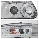 Ford Explorer 95-01 1PC Strålkastare Projektor - LED Halo - Krom Spyder Auto