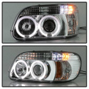 Ford Explorer 95-01 1PC Strålkastare Projektor - LED Halo - Krom Spyder Auto