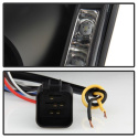 Ford Focus 00-04 Strålkastare Projektor - (Passar ej SVT Modeller) - DRL - Svarta Spyder Auto