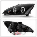 Ford Focus 00-04 Strålkastare Projektor - (Passar ej SVT Modeller) - LED Halo - Svarta Spyder Auto