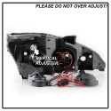 Ford Focus 00-04 Strålkastare Projektor - (Passar ej SVT Modeller) - LED Halo - Svarta Spyder Auto